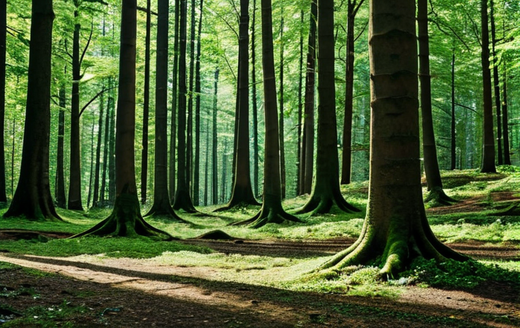 Prompt 1: Mindful Forest Bathing in a German Forest**